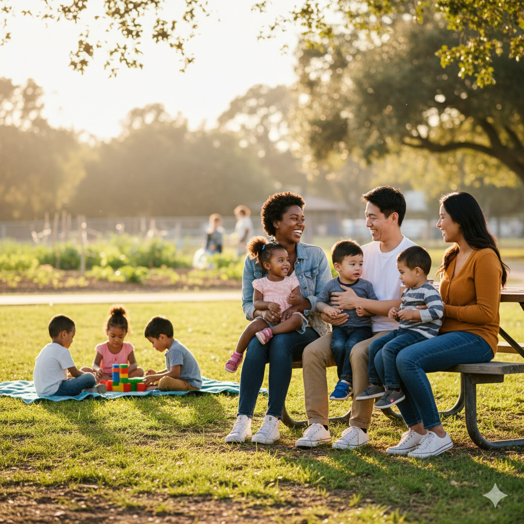 single parents supporting each other